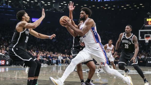Joel Embiid is no longer on the 76ers' injury report heading into the matchup against the Nets.